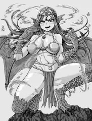 ドラゴラムで変身中のマーニャ