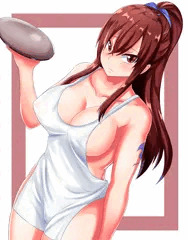 エルザ 裸エプロン **Edited color 色修正**