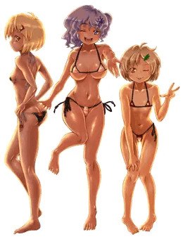 プリズムリバー三姉妹　水着とかふたなりとか