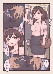 電車内で複数人の男性に弄ばれちゃう子　その1