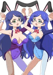 バニーガールの青葉りんか＆青葉ジュンコ