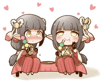 ヒノエさんとミノトさん