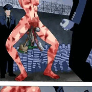 スミレ無惨！！股間にゴミやブラシを挿入されたまま蹴り上げられる