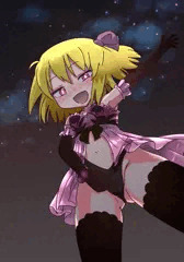 ひらひらな夜衣装のルーミア