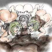 ロードス島戦記 ロードス三人娘強制フェラチオ