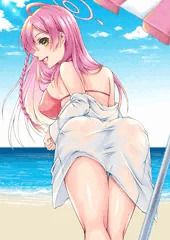 【ブルアカ】水着ハナコ。（差分案内有り）