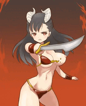 ビキニアーマー剣士