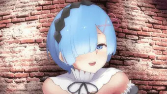 レムのご奉仕パイズリでどぴゅっ