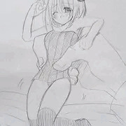 文房具擬人化　えんぴつ娘さん