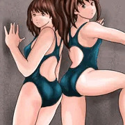 小葉の競泳水着⑦