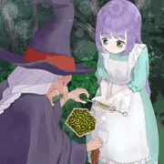 魔女からあやしい薬をもらう子１～２
