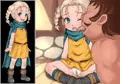 やどやの むすめ　が　あらわれた！