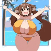 ハスクの水着2023