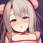 チャイナドレスのイリヤちゃんと　お団子ヘアVer