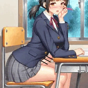 授業中に勃起しちゃったふたなり