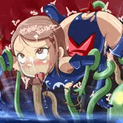 触手でエビちゃん