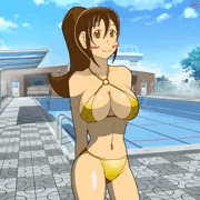 プール掃除♡
