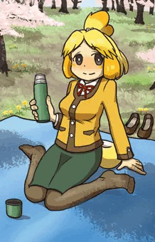 擬人化しずえさんのタンポポ茶
