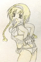 深海忌雷に捕捉される照月ちゃん。