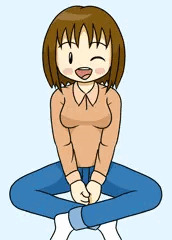 落書き線目ちゃん（仮）