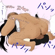 ブサデブがロックして射精
