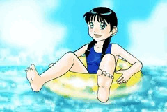 浮き輪と