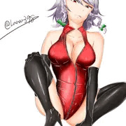 エロ蹲踞で誘惑咲夜さん
