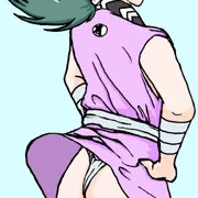 褌尻ちらり