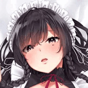 性処理担当メイドさん　抱き枕カバー表面イラスト