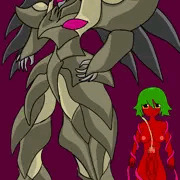 邪翼龍の魔触装甲機神とふたなり