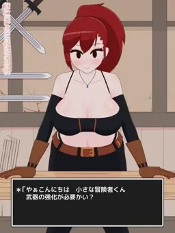 NPC武器屋のおねえさん
