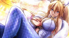 バイバイ兎年（FGO　アルトリア・ペンドラゴン（ルーラー））