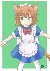 猫耳メイドさん