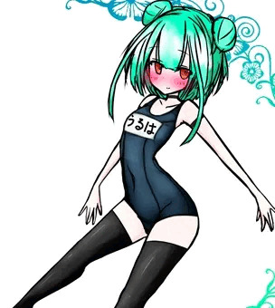 スク水るしあちゃん❤