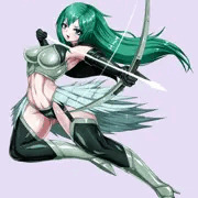 堕ちたエルフの戦士