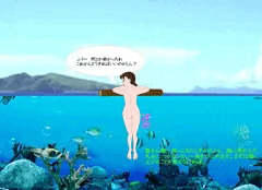 崖から海に落っこちるしずかちゃん　その後(笑)