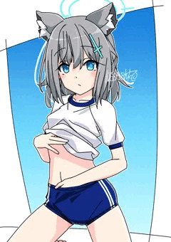 ブルマ「砂狼シロコ(ブルアカ)」240409ラフ