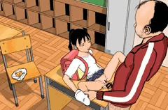 抵抗できない気弱な女子児童は先生のオナホ