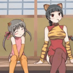 嬉しそうですです
