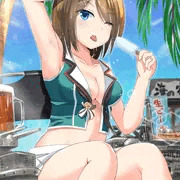 夏を満喫中の摩耶様