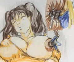 乳首オナホファック