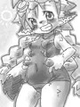 ふつうのスク水ドワ子