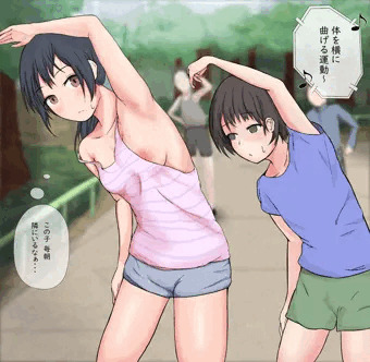 朝のラジオ体操1コマ