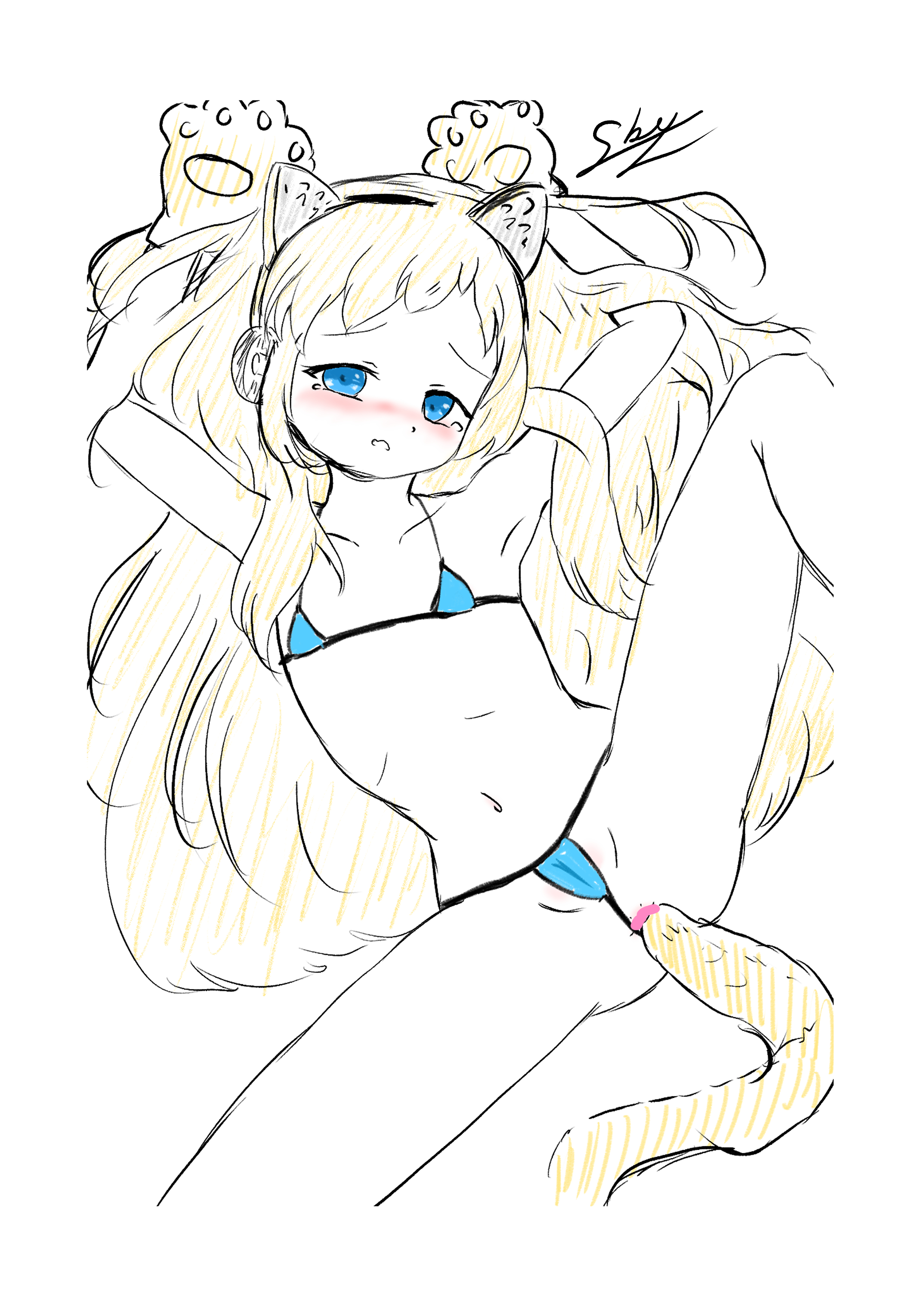 こどもでんこお絵描き