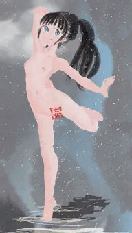 舞う女の子