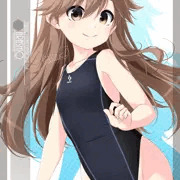 競泳水着「荒潮(艦これ)」230820