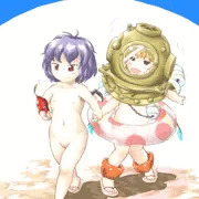 吸血鬼姉妹　プールへ行く
