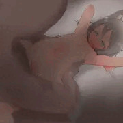 腰を掴んで