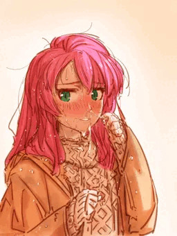 看板娘(風呂に入れず27日目)