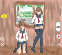 雷電パンチラ撮影